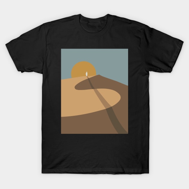 Lost in the desert T-Shirt by Kin Lost in Universe